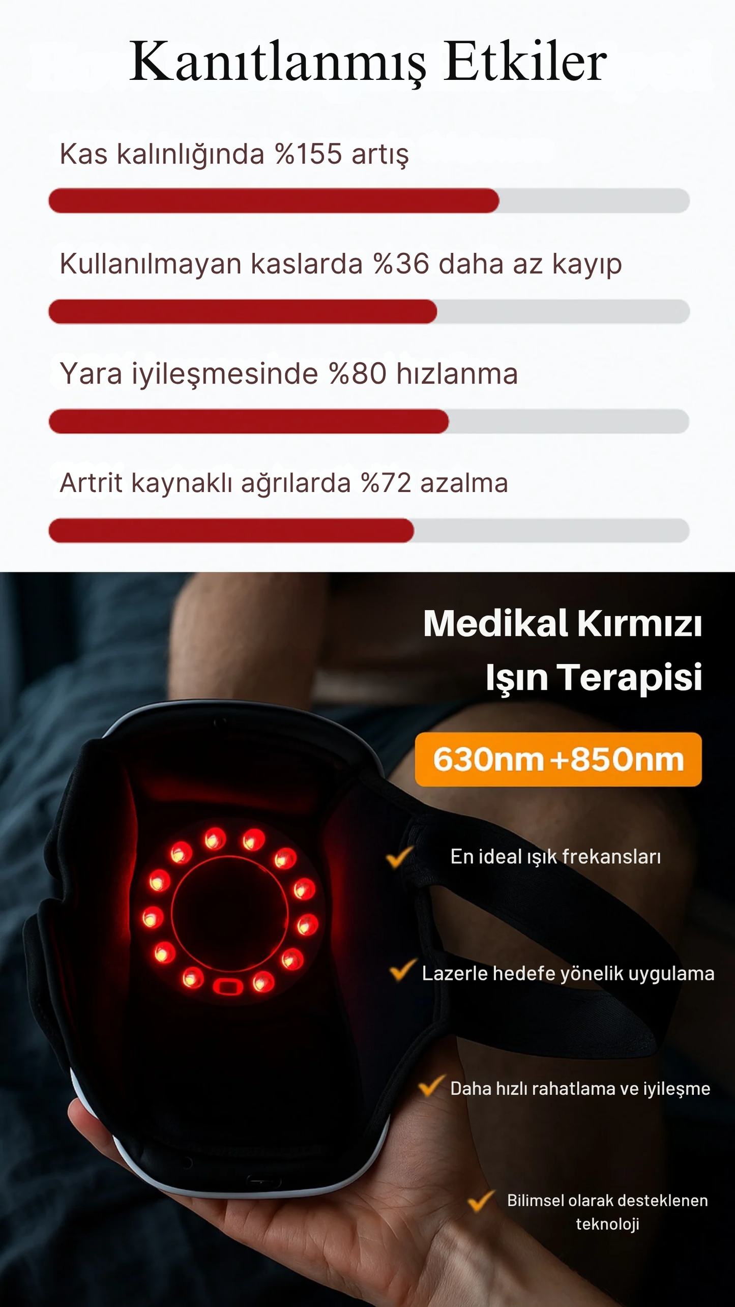 Houfor  2.0 - 4’ü 1 Arada Diz Terapi Cihazı